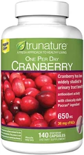 Cranberry 650 Mg, 140 Vegetarian Capsules (2 Pack)