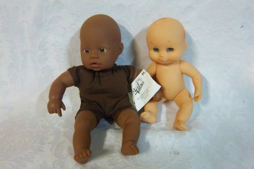 Ethnic Baby Doll 8" Rattle Kool-Aid Plush Soft Toy Stuffed Animal - Picture 6 of 6