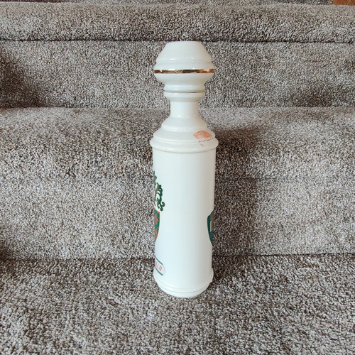 Vintage alte Fitzgerald Fleur de Lis Milchglas Dekanter Stitzel Weller Destillerie - Bild 2 von 6