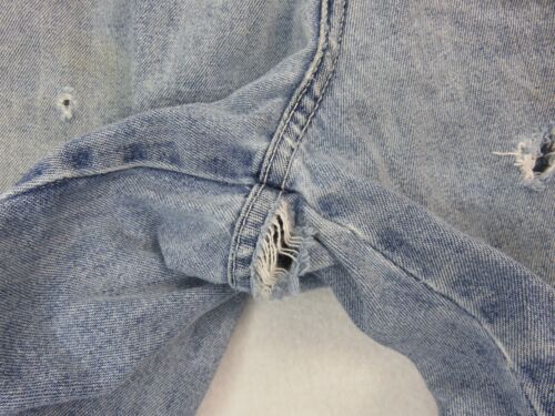 Pantalones Cortos De Colección JNCO Cortos 38x14 Sueltos Años 90 Ancho Thrashed Distress Patinador EE. UU. - Imagen 10 de 18