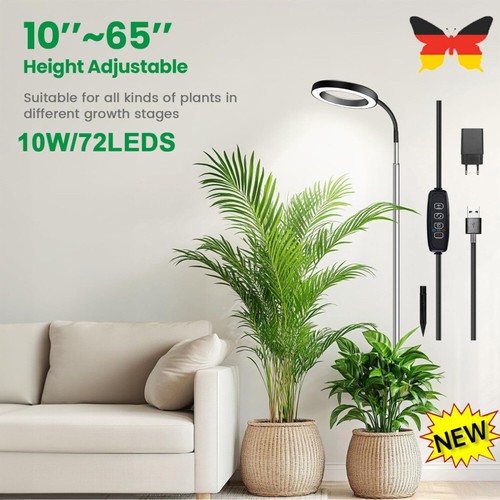 Hoch Pflanzenlampe LED Vollspektrum Pflanzenlicht Zimmerpflanzen Wachstumslampe*