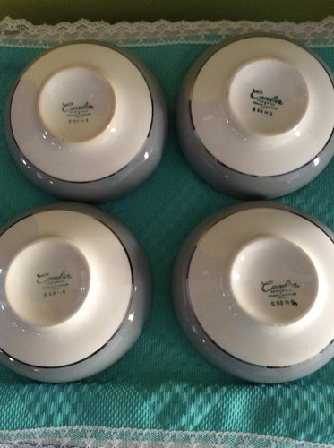 Vintage Homer Laughlin Cavalier Eggshell Set of 4 Berry Bowls E63 N5 Crinoline - Picture 4 of 6