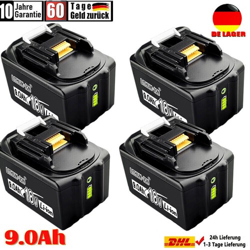 Für Original Makita Akku 18V 8Ah 9Ah 12Ah BL1860B BL1850B BL1840B BL1830B NEU DE - Picture 29 of 43