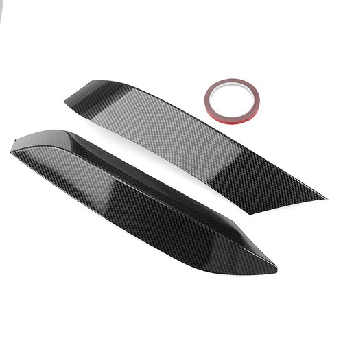 2x Parachoques delantero de fibra de carbono divisor lateral labio de pato para BMW F80 M3 F82 F83 M4 - Imagen 3 de 9
