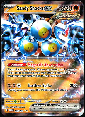 Sandy Shocks ex SV04: Paradox Rift #108/182 Pokemon Card R1
