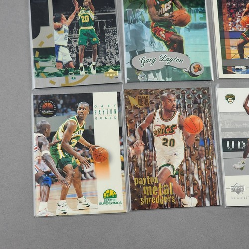 Gary Payton Lot 20 Cards Upper Deck Fleer Metal Gold Reserve Basketball NBA NM - Picture 11 of 13