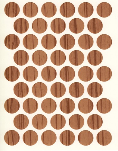 50 SELF ADHESIVE PVC STICK ON FURNITURE STICKER SCREW HOLE COVER CAPS 60 COLOURS - Picture 59 of 63