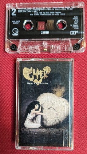 Cher Heart Of Stone Cassette Tape 1989 Geffen RARE OOP