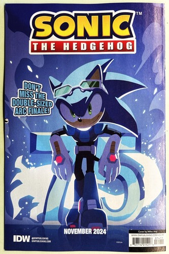SONIC The HEDGEHOG Comic Book IDW #74 Cover A October 2024 Bagged Boarded NEW - Picture 3 of 3