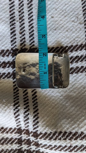 Hopi Kokopelli Sterling Silver Belt Buckle Southwestern Western Buckle - Picture 5 of 5