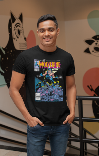 Camiseta Wolverine #1 1988 cubierta de cómic ENVÍO GRATUITO* - Imagen 1 de 4