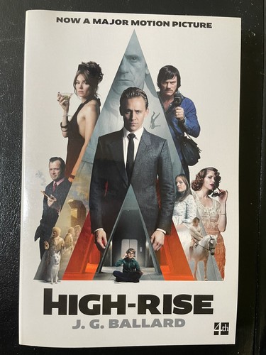 J.G. Ballard High Rise paperback British movie tie-in edition Tom Hiddleston - Picture 1 of 2