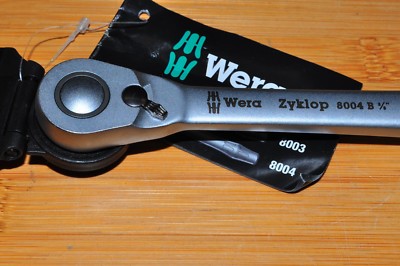 WERA WER004034 Zyklop 8004B Metal-Switch Slim Ratchet 3//8in drive