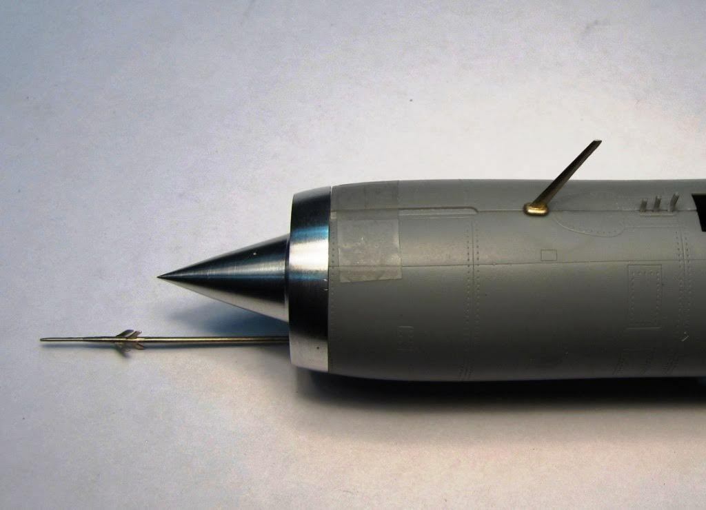 1 48 Mini World 4835 Metal air intake, pitots for Su-11 TRUMPETER kit 1 48 Mini World 4835 Metal air intake, pitots for Su-11 TRUMPETER kit
