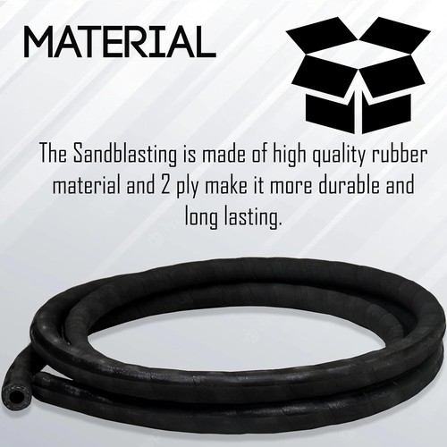 Abrasive Sandblast Hose 1/2" ID Blast Hose 50 Feet Long 2 PLY Sandblasting Hose - Picture 3 of 7