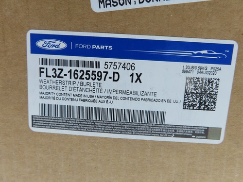 2015-2022 FORD F-150 F150 REAR RIGHT PASSENGER SIDE BELT TRIM MOLDING OEM - Picture 15 of 15