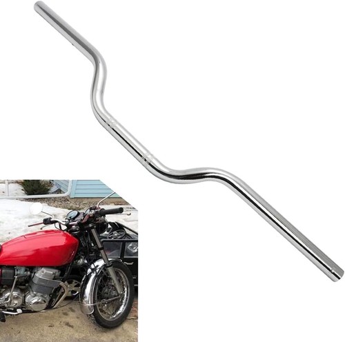 Chrome Handlebar 7/8" 22mm Drag Handle Bars For Honda CB 900 CB900F 599 919 - Picture 6 of 12