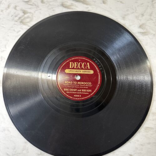 Bing Crosby/Bob Hope - Put It There, Pal/Road To Morocco - 1945 Decca 40000 (E-) - Picture 2 of 4