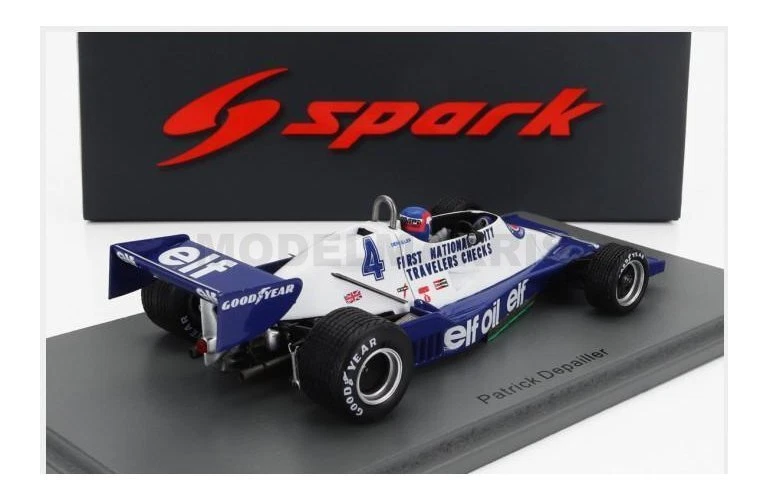 SPARK-MODELO S7238 Tyrrell - F1 008 N 4 2º GP de Austria 1978 P.Depailler - Azul W Foto 2 de 2