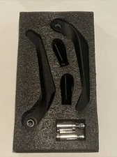 ZYHW Motorcycle Anti Fall Handguard 7/8'' Handlebar Protector Aluminum Black