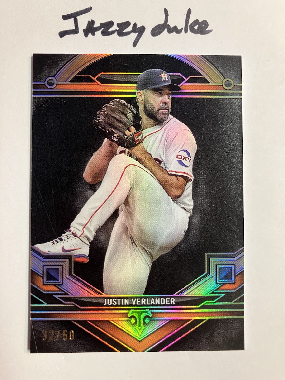 2024 Triple Threads Justin Verlander Onyx /50 Astros