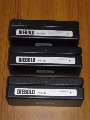 Lot of 3 Diebold AR-5000 Magnetic Card Readers - UNTESTED - Picture 2 of 9