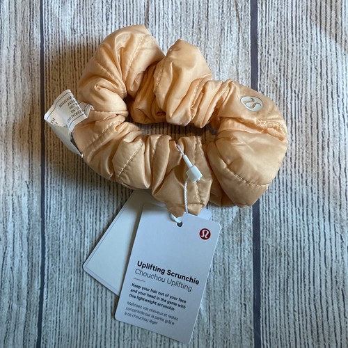 NWT Lululemon Uplifting Hair Scrunchie O/S BLAP Bleached Apricot