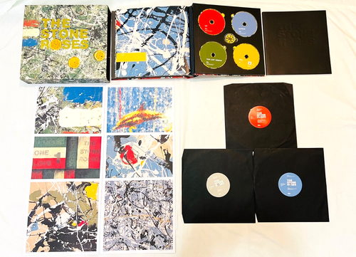 THE STONE ROSES 20th Anniversary Box Set - 3 LP's, 4 DVD's, 6 ArtWorks, USB/Book