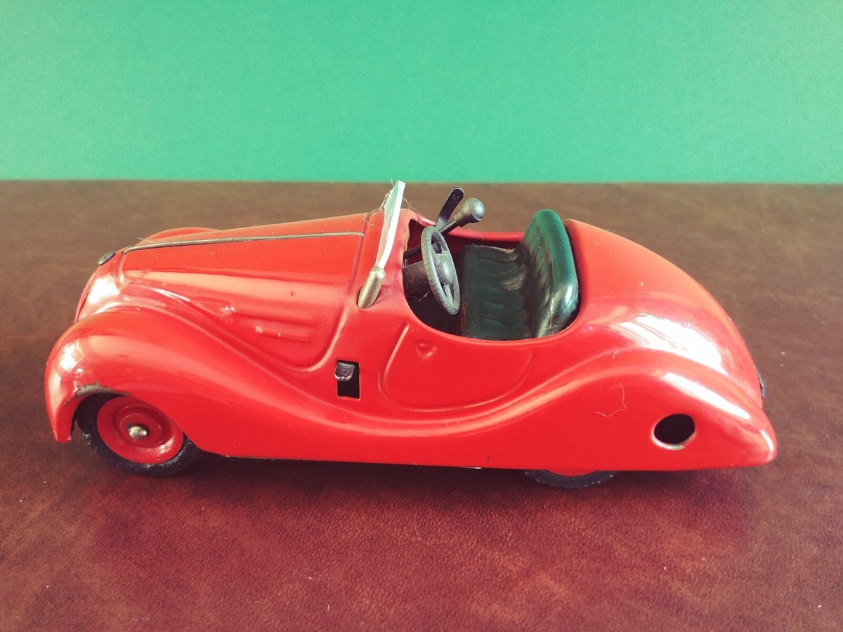 1930's Schuco #4001 Examico Tin Wind-up BMW 328 Tinplate | eBay