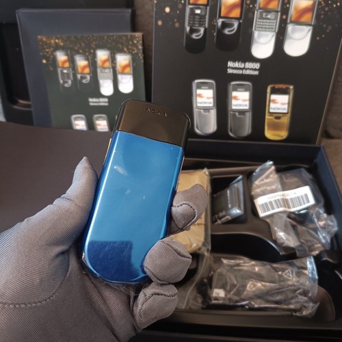 LUXURY RARE Nokia 8800 Sirocco Blue Edition 8800d Unlocked 2G GSM Mobile Phone - 第 10/23 張圖片