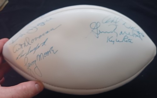 1958 Baltimore Colts Team Signed Autographed Football from 40 year Reunion - Picture 8 of 12