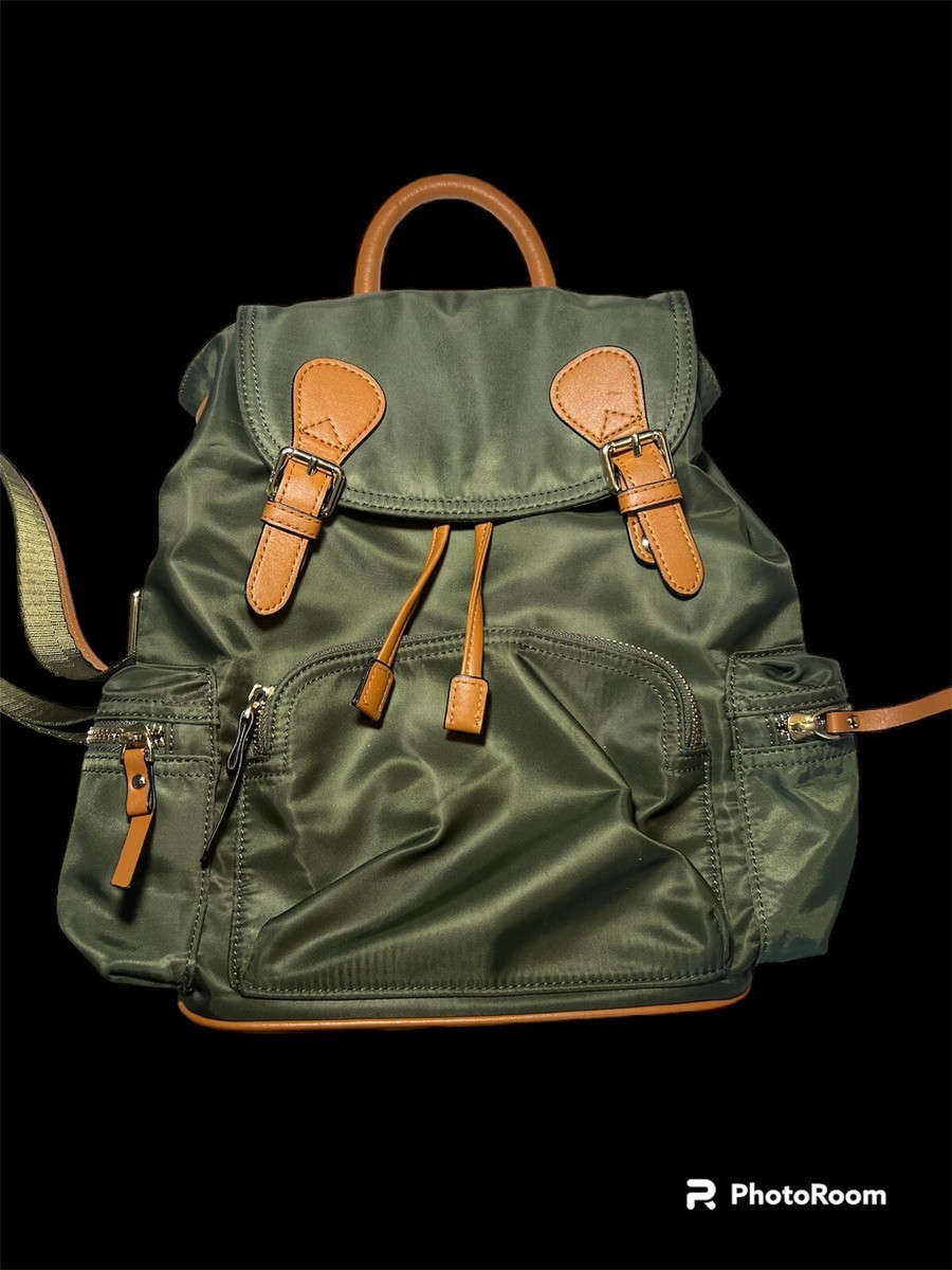 Callaghan Army Green Backpack Canvas Nylon Style Handbag/backpack