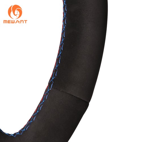 DIY Safe Black Suede Steering Wheel Cover for BMW M5 E60 M6 E63 5 Series E60 E61 - Bild 7 von 10