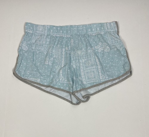 Neu mit Etikett herrliches 2-teiliges kurzes Pyjama-Set mit Tank - türkisfarbenes Bandana Größe XL - Bild 5 von 12