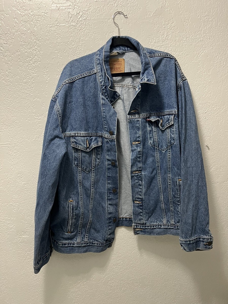 Vintage Levi's Denim Jean Trucker Jacket Size XXL 70507-0389 Vintage Levi's Denim Jean Trucker Jacket Size XXL 70507-0389