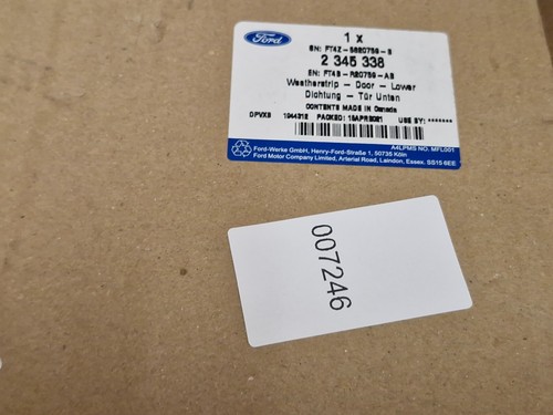 Ford Edge MK2 Front Left Door Lower Weatherstrip 2015-2018 2345338 Genuine NEW - Picture 8 of 13
