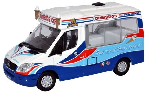 OXFORD COMMERCIALS MERCEDES ICE CREAM VAN DIMACHIO'S-WM002 - Picture 1 of 1