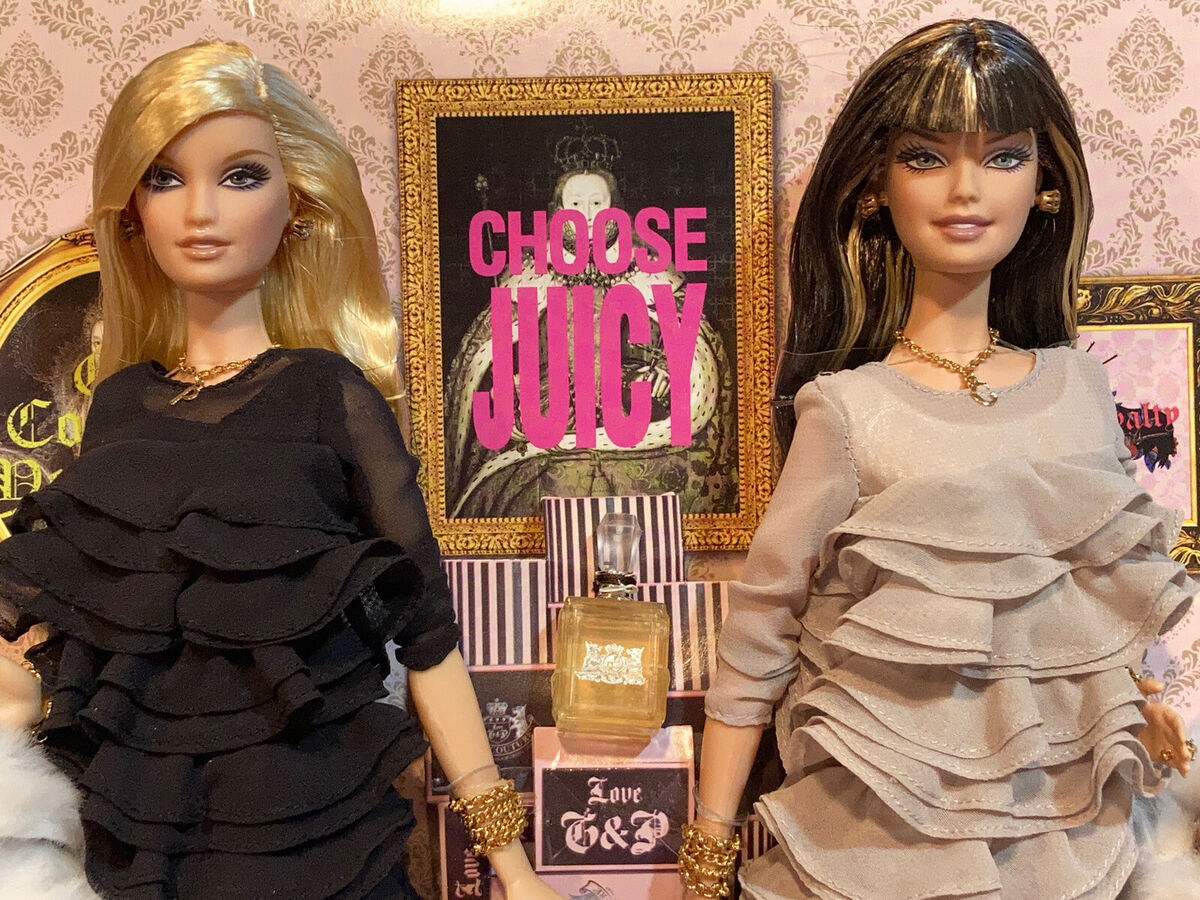 Juicy Couture Beverly Hills G and P 2008 Barbie DOLLS Juicy Couture Beverly Hills G and P 2008 Barbie DOLLS
