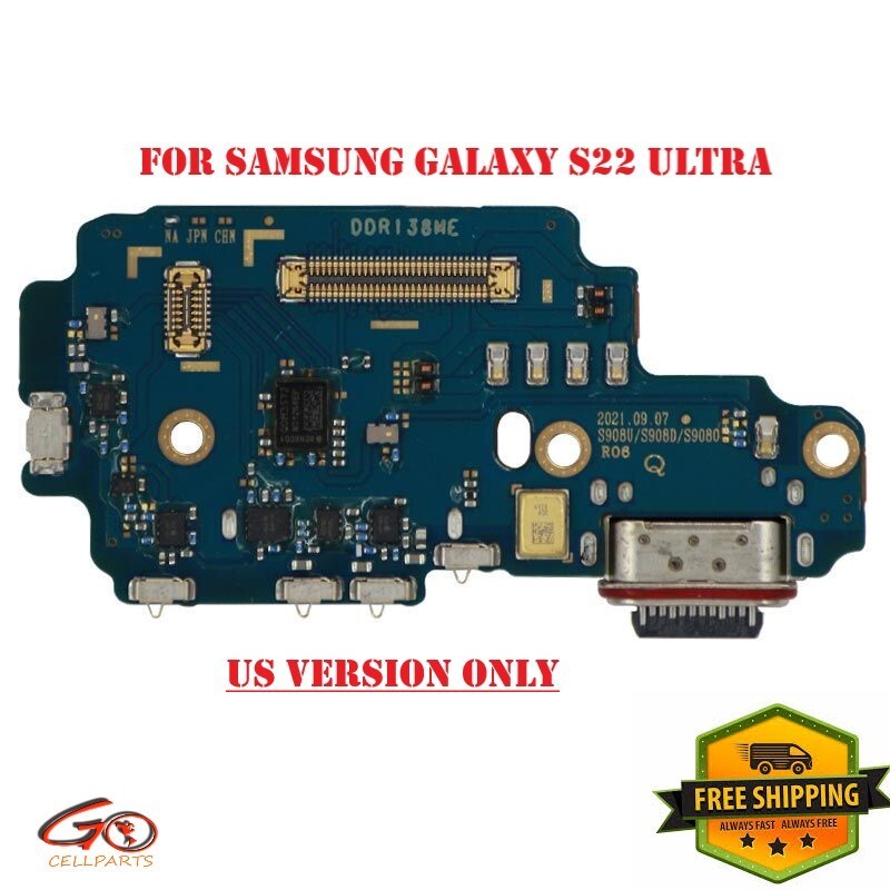 Charging Port Board with Sim Card Reader For Samsung Galaxy S22
