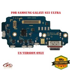 Charging Port Board with Sim Card Reader For Samsung Galaxy S22 Ultra S908U USA