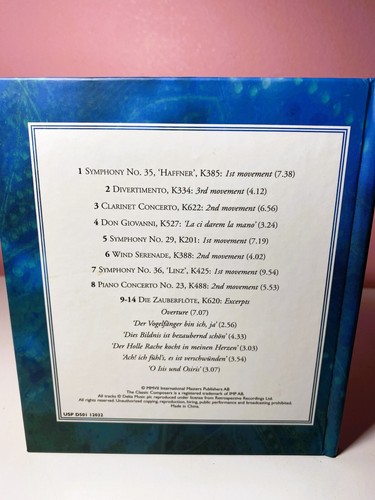 Collectible Classic Composers Mozart Magic of Music CD with Biography ExcCond - Picture 2 of 3