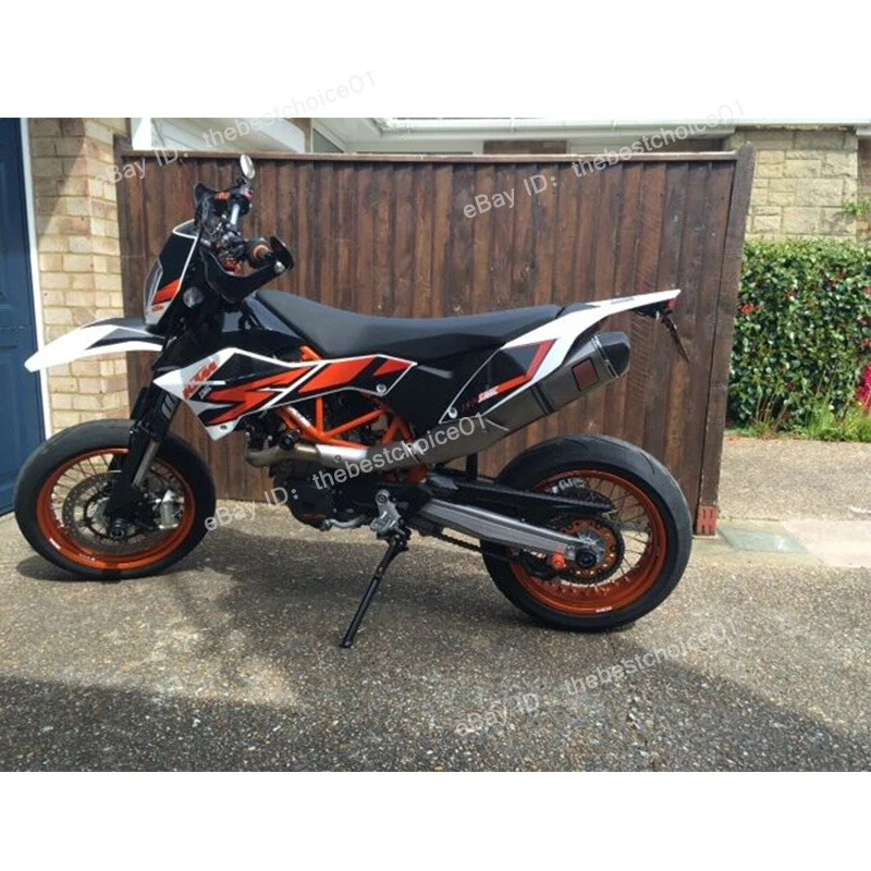 Sistema de tubo de escape de tubo medio modificado para 690 Enduro R/690 SMC R 2008-2018 Foto 3 de 4