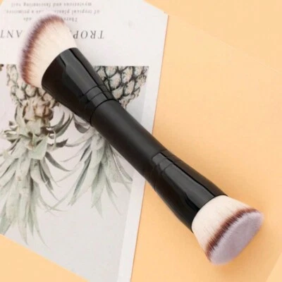 Dual-Ended Makeup Brush for Face Foundation Contour Blush & Powder UK