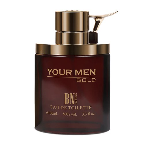 BN Parfums Your Men Gold Men 100ml3.4oz Lasting Eau De Perfume Fragrance Spray - Picture 6 of 10