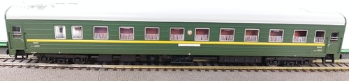 National emblem of N-Korea Continental Railway Passenger car 2pc/set HO 1:87 NEW - Picture 14 of 23