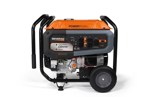 Generac 7715 GP8000E 8000W Electric Start Portable Generator - Picture 2 of 2