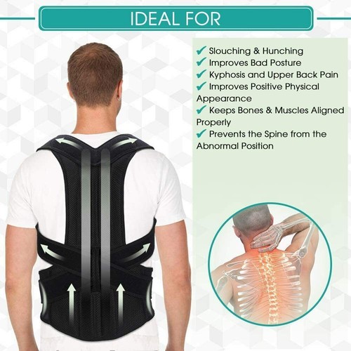 Hunchback Correction and Back Straightener for Pain Relief Brace Belt Men Women+ - Picture 20 of 25