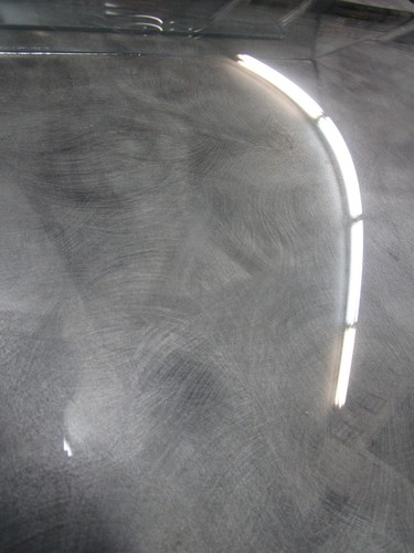 1957 MERCURY TURNPIKE CRUISER BACK GLASS REAR WINDOW CORNER PAIR - Picture 9 of 10