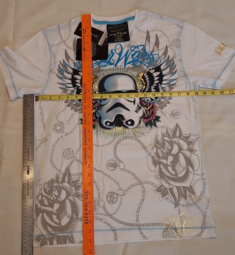 Star Wars Marc Ecko Storm Trooper Cut & Sew Shirt New w/ Tags M Stormtrooper - Picture 3 of 7