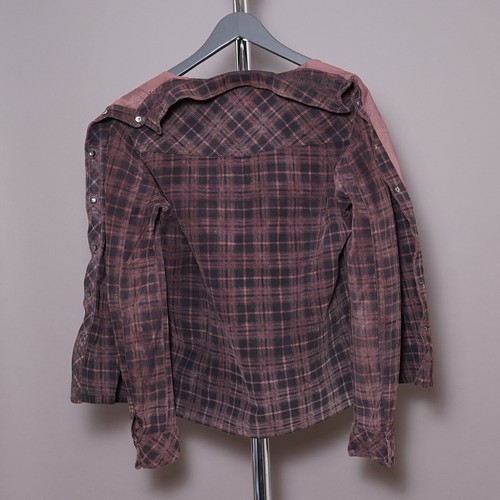 ALL SAINTS Leather Shirt Jacket MEDIUM Mens Red M Rare Celebrity Grail FUTILE - Picture 16 of 23